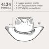 Seneca 4X Cowboy Hat - Image 9