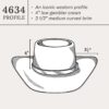 Revenger 4X Cowboy Hat - Image 7