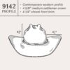 El Patron 91 Premier 30X Cowboy Hat - Image 8