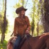 Acoustic 6X Cowboy Hat - Pinch Front Crown - Image 3
